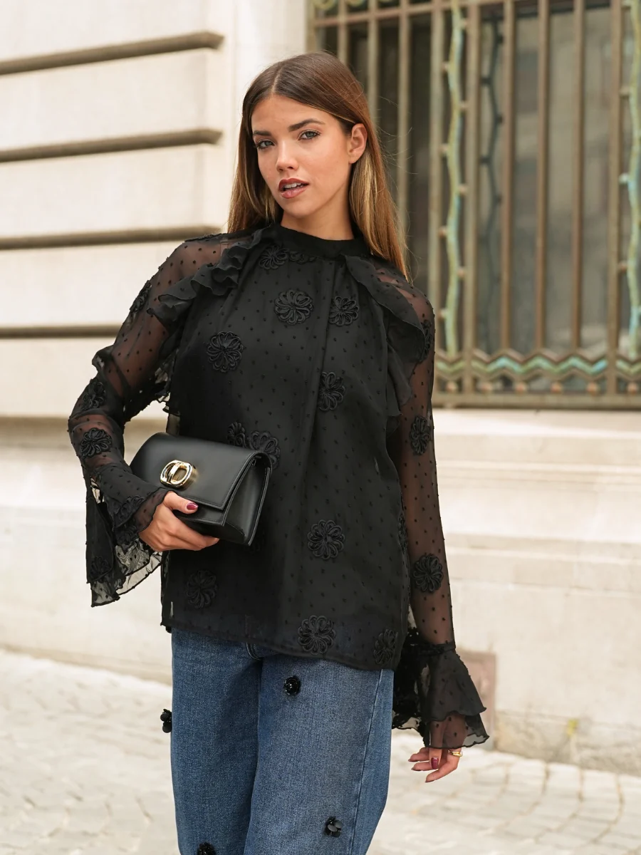 Blusa com Relevo Floral | Spaccio by cristina