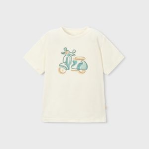 Camiseta m/curta bordada Mayoral